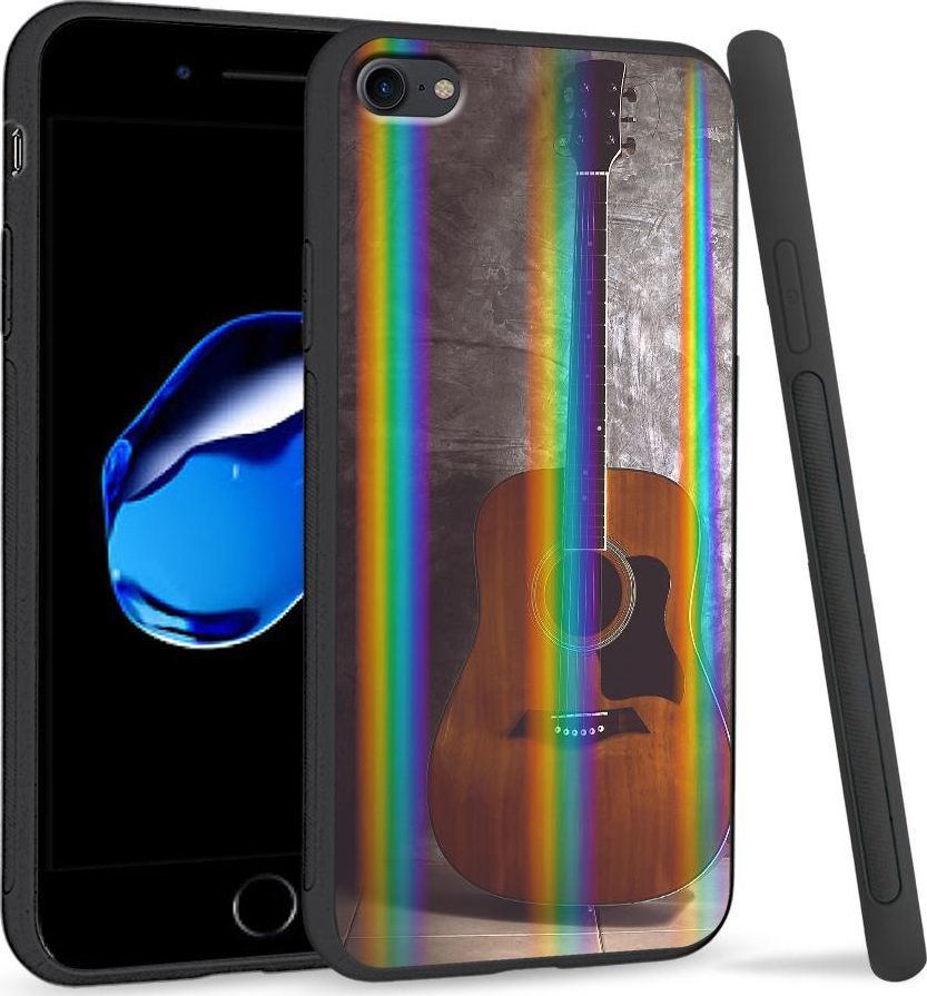 Super Fashion Etui Rainbow Series na Apple iPhone 7 Guitar 1