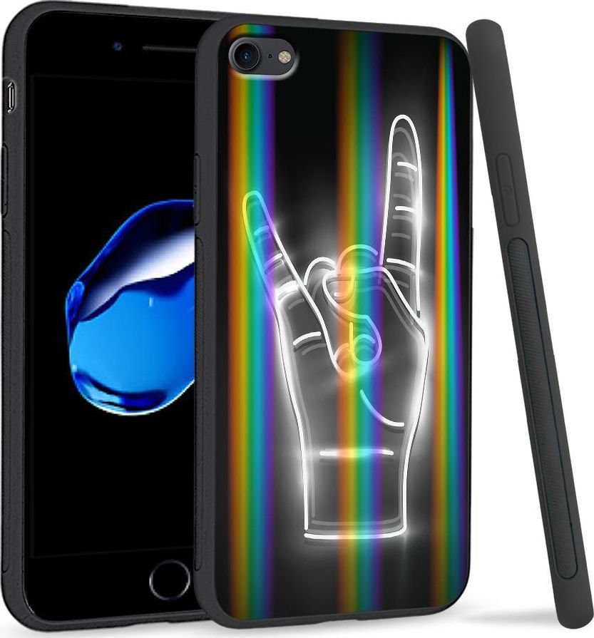 Super Fashion Etui Rainbow Series na Apple iPhone 7 We Rock 1