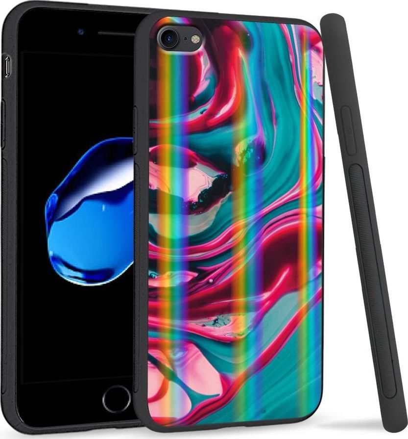 Super Fashion Etui Rainbow Series na Apple iPhone 7 Water color abstract 1
