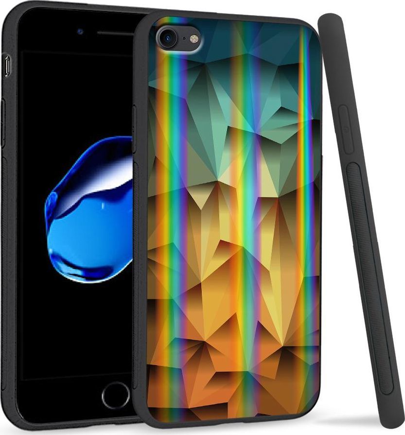 Super Fashion Etui Rainbow Series na Apple iPhone 7 Polygonal 1
