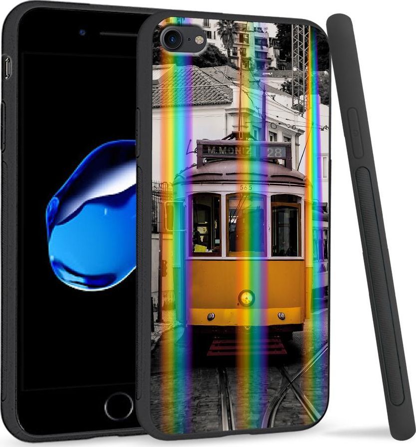 Super Fashion Etui Rainbow Series na Apple iPhone 7 Stary tramwaj 1