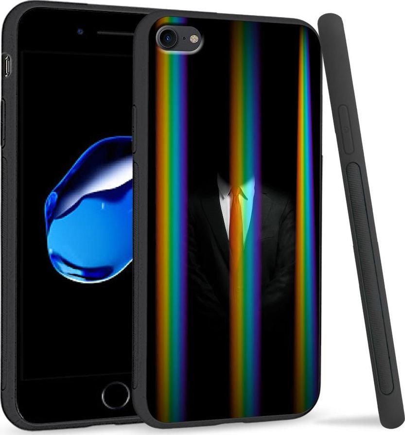Super Fashion Etui Rainbow Series na Apple iPhone 7 Man in Black 1