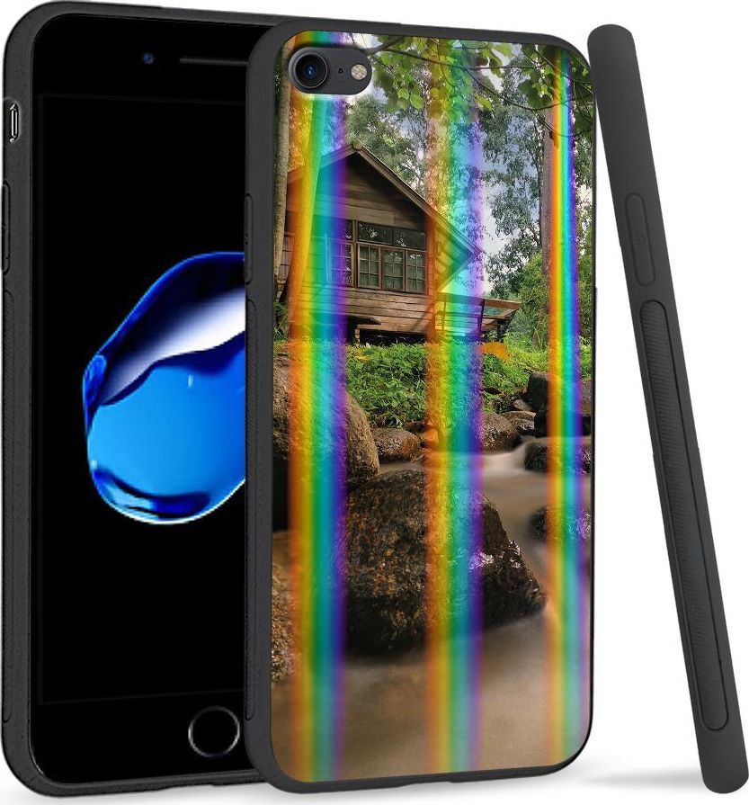 Super Fashion Etui Rainbow Series na Apple iPhone 7 Chata w lesie 1