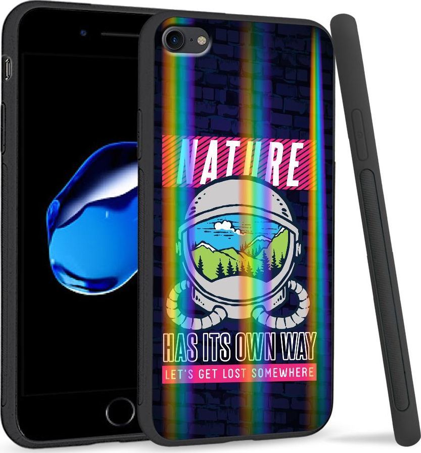 Super Fashion Etui Rainbow Series na Apple iPhone 7 Nature 1