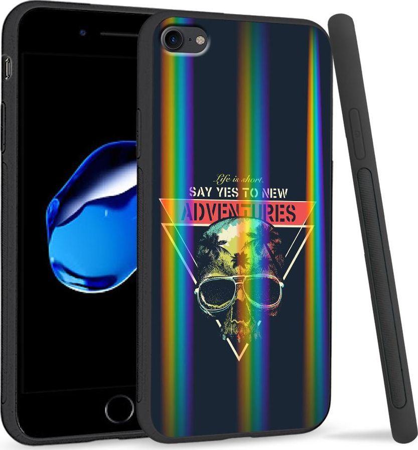 Super Fashion Etui Rainbow Series na Apple iPhone 7 życie krótkie 1
