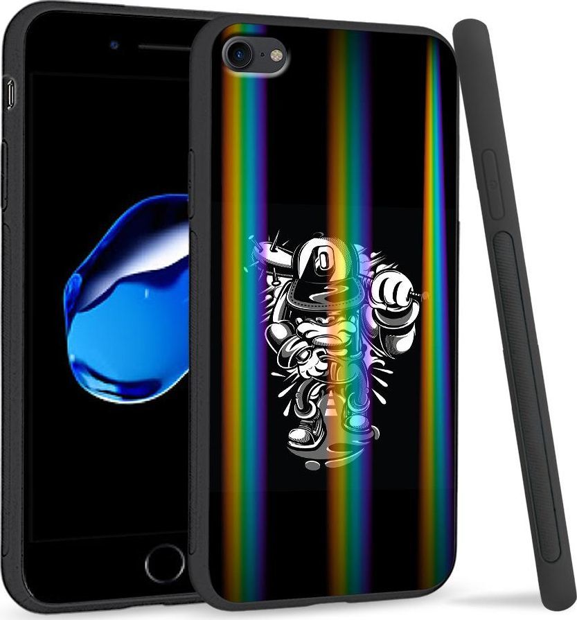 Super Fashion Etui Rainbow Series na Apple iPhone 7 Małpa gangster 1