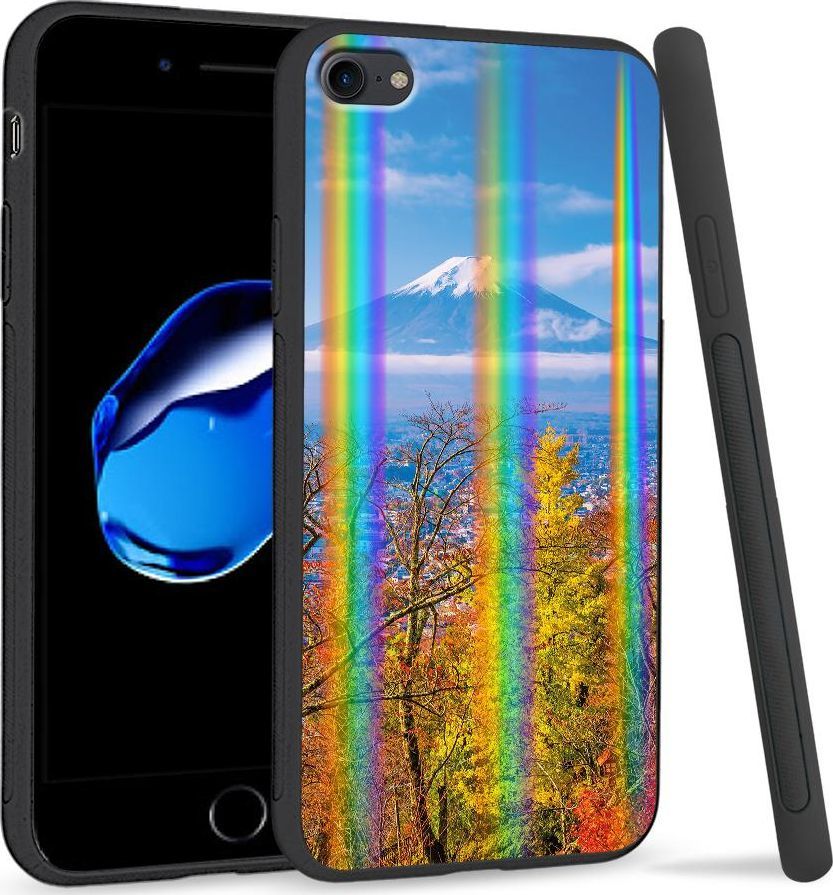 Super Fashion Etui Rainbow Series na Apple iPhone 7 Widk vulkan 1