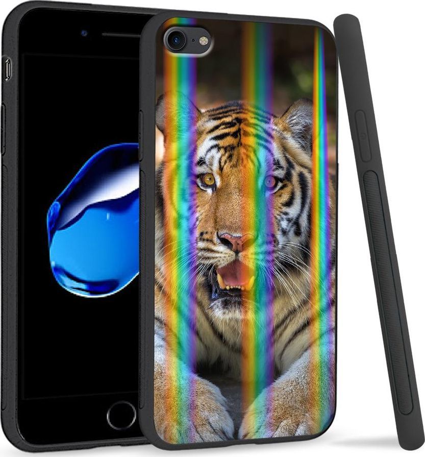Super Fashion Etui Rainbow Series na Apple iPhone 7 Tygrys 1