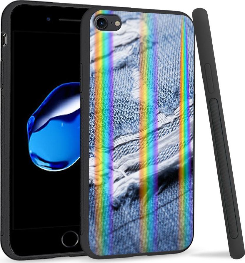 Super Fashion Etui Rainbow Series na Apple iPhone 7 Dziury 1