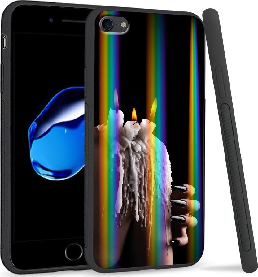 Super Fashion Etui Rainbow Series na Apple iPhone 7 Wosk 1
