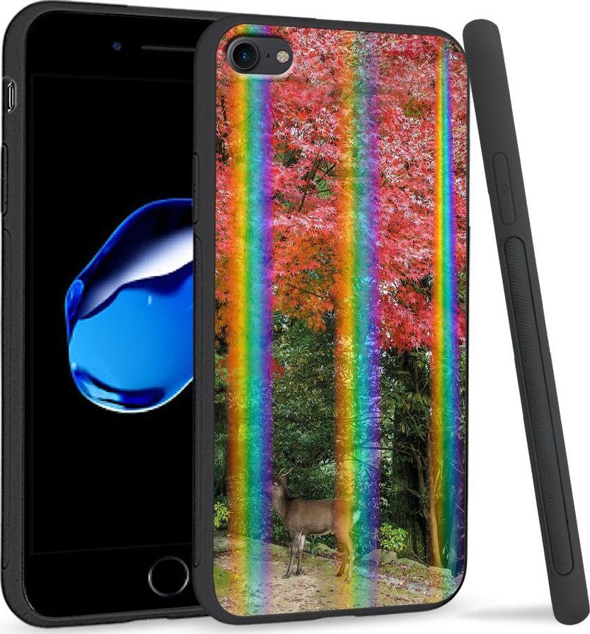 Super Fashion Etui Rainbow Series na Apple iPhone 7 Jeleń 1