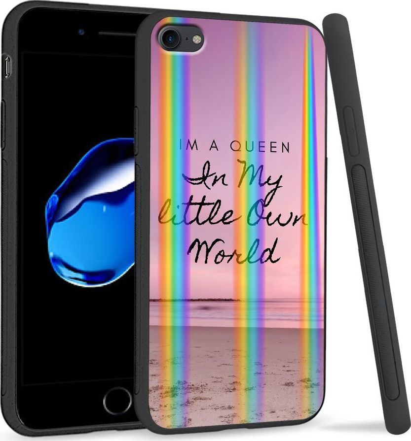 Super Fashion Etui Rainbow Series na Apple iPhone 7 Im a Queen in my little Own World 1