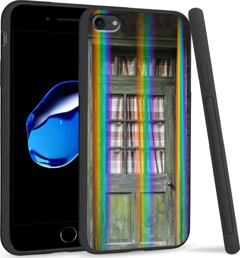 Super Fashion Etui Rainbow Series na Apple iPhone 7 Stare drzwi 1