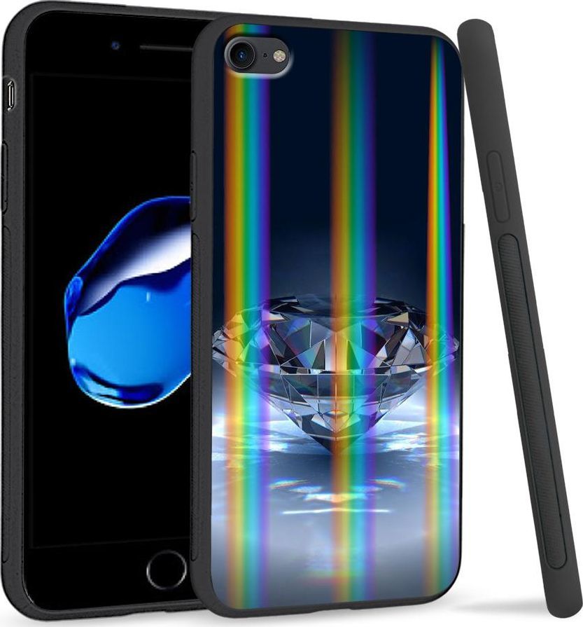 Super Fashion Etui Rainbow Series na Apple iPhone 7 Kryształowy Diament 1