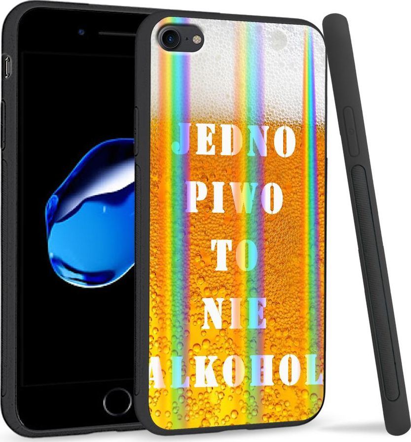 Super Fashion Etui Rainbow Series na Apple iPhone 7 Jedno piwo to nie alkohol 1