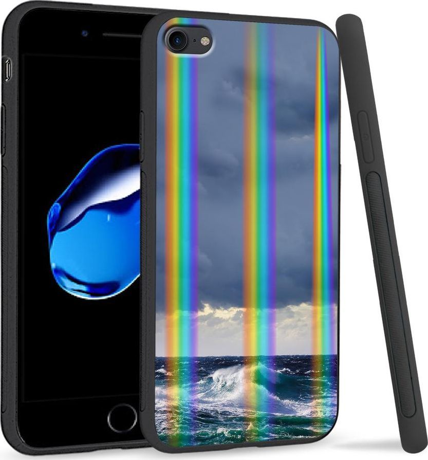 Super Fashion Etui Rainbow Series na Apple iPhone 7 Fale na morzu 1