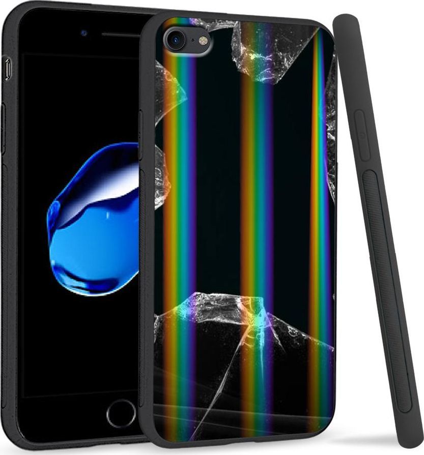 Super Fashion Etui Rainbow Series na Apple iPhone 7 Broken Glass 1