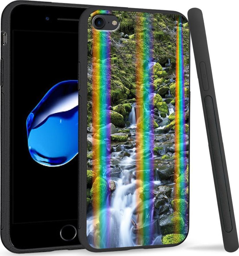 Super Fashion Etui Rainbow Series na Apple iPhone 7 Górski potok 1