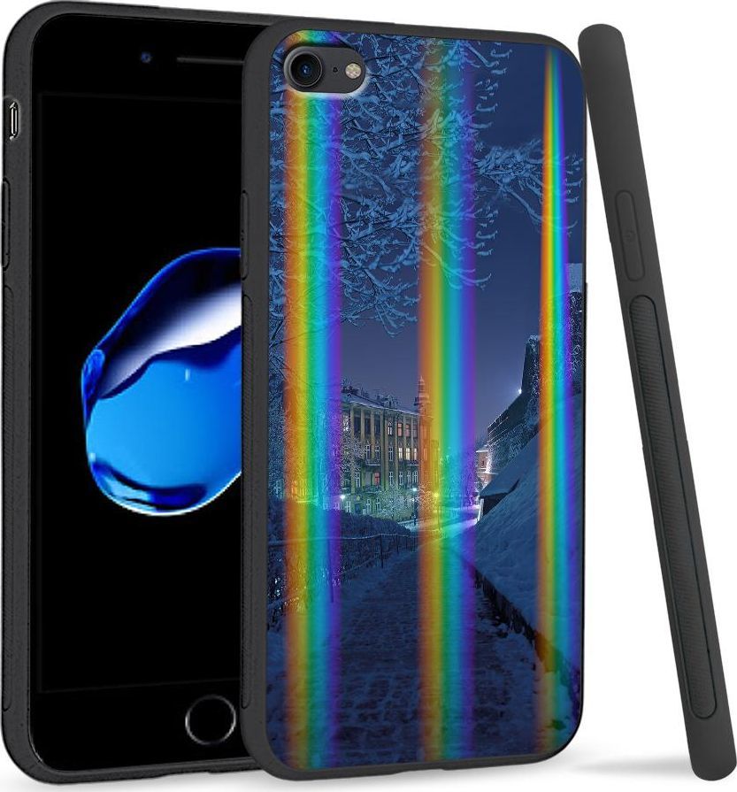 Super Fashion Etui Rainbow Series na Apple iPhone 7 Zima 1