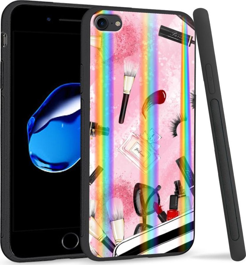 Super Fashion Etui Rainbow Series na Apple iPhone 7 Make'up 1