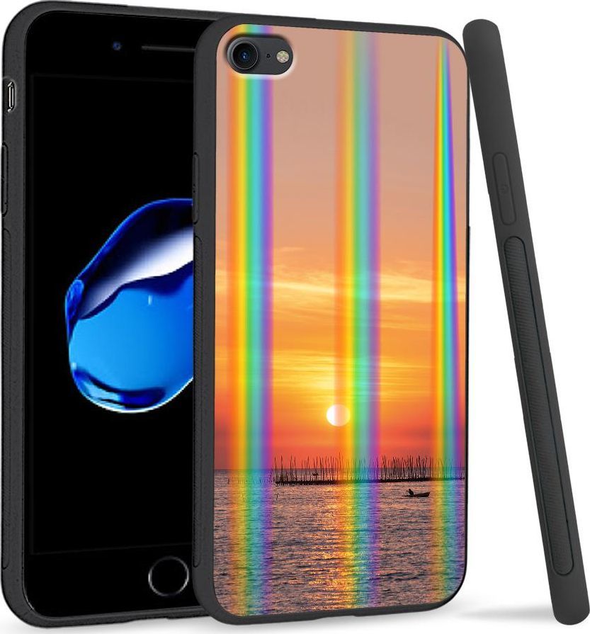 Super Fashion Etui Rainbow Series na Apple iPhone 7 Zachód słońca 1