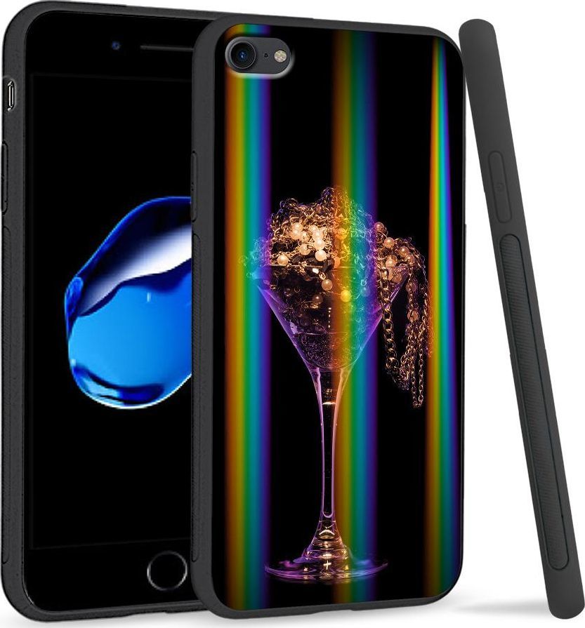 Super Fashion Etui Rainbow Series na Apple iPhone 7 Złoto 1