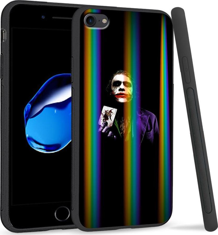 Super Fashion Etui Rainbow Series na Apple iPhone 7 Czarny Joker 1