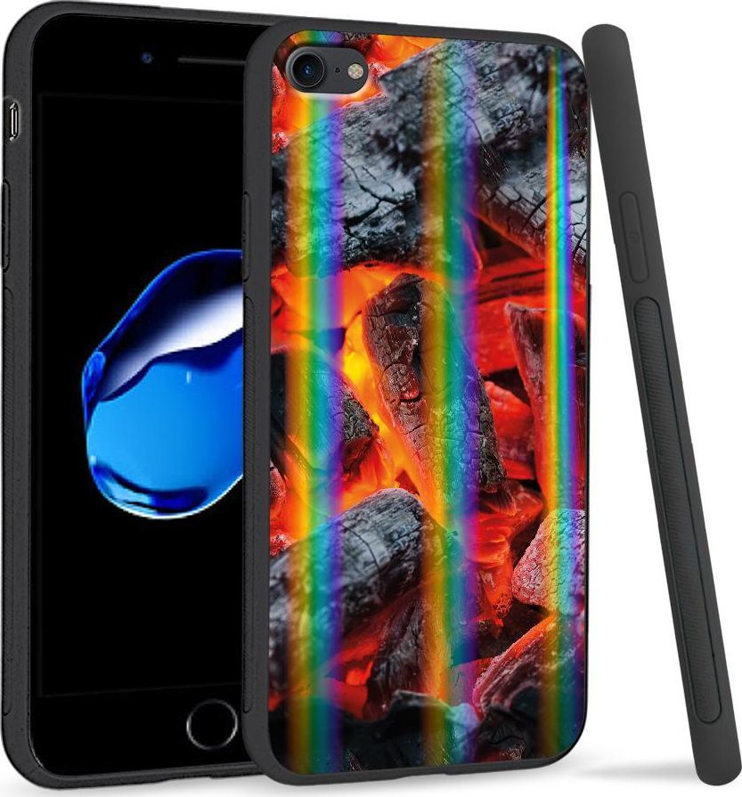 Super Fashion Etui Rainbow Series na Apple iPhone 7 Ognisko 1