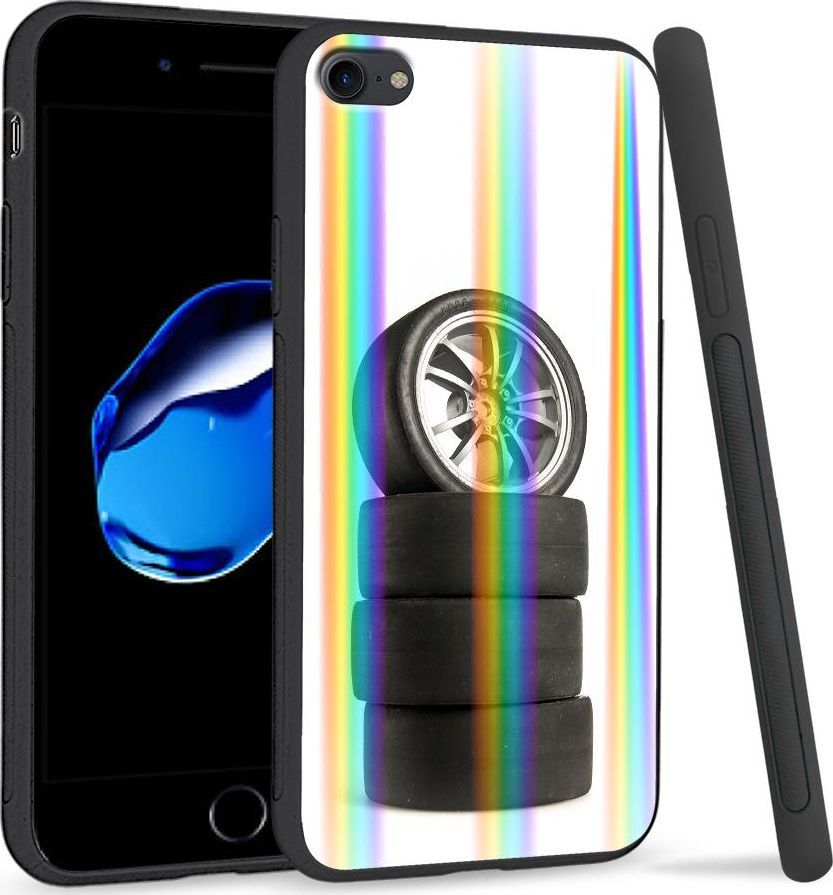 Super Fashion Etui Rainbow Series na Apple iPhone 7 Opony 1