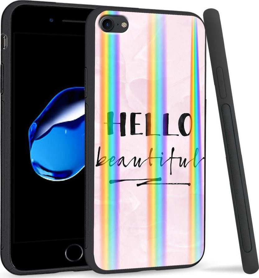 Super Fashion Etui Rainbow Series na Apple iPhone 7 Hello Beautiful 1