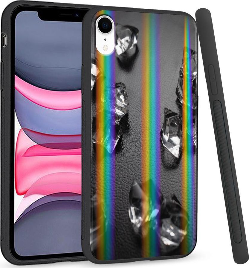 Super Fashion Etui Rainbow Series na Apple iPhone XR Glass Cube 1