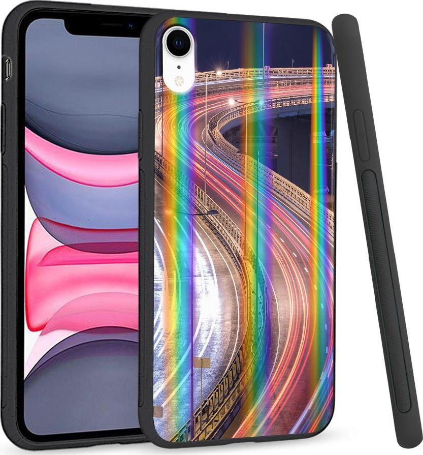 Super Fashion Etui Rainbow Series na Apple iPhone XR Night Lights 1
