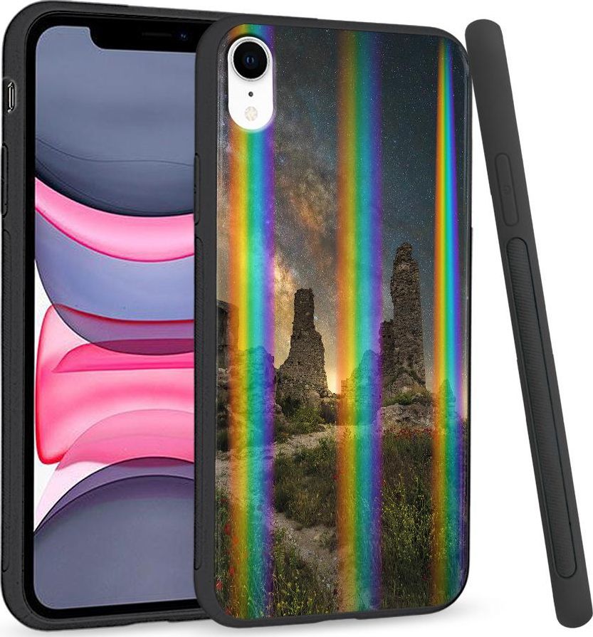 Super Fashion Etui Rainbow Series na Apple iPhone XR Stone Path 1