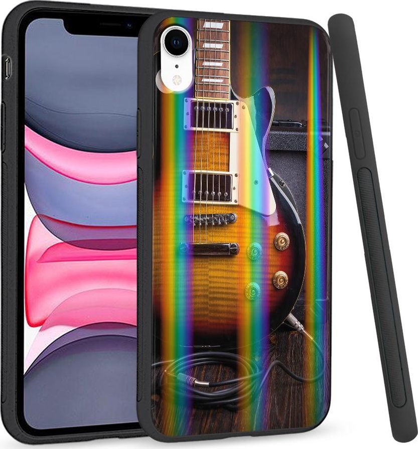 Super Fashion Etui Rainbow Series na Apple iPhone XR Electric Guitar 1