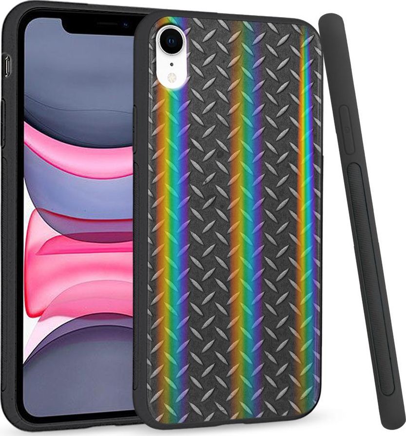 Super Fashion Etui Rainbow Series na Apple iPhone XR Metal 1