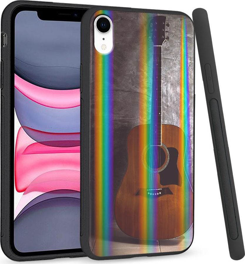 Super Fashion Etui Rainbow Series na Apple iPhone XR Guitar 1