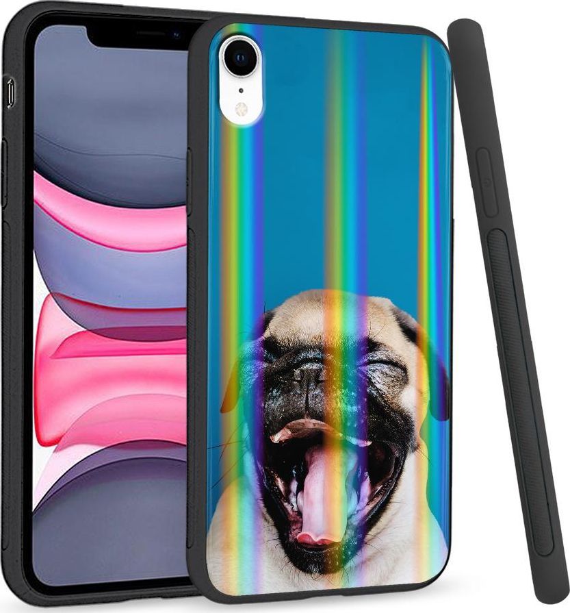 Super Fashion Etui Rainbow Series na Apple iPhone XR Pug 1