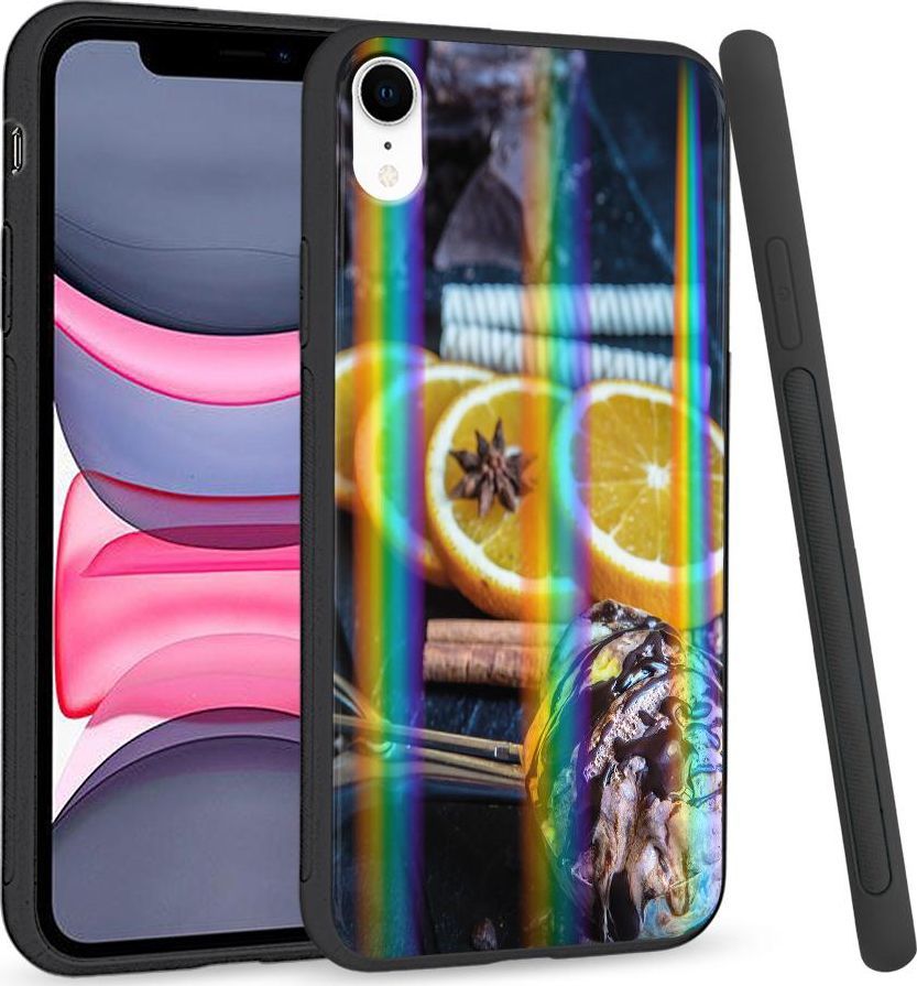 Super Fashion Etui Rainbow Series na Apple iPhone XR Choco lemon 1