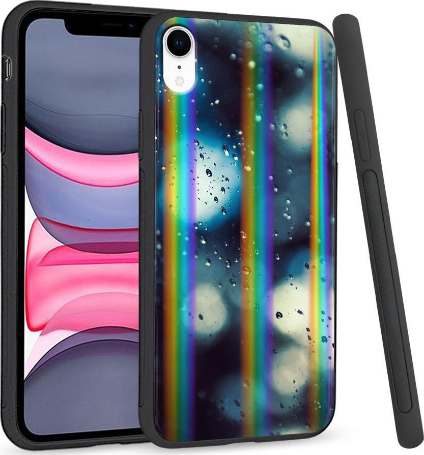 Super Fashion Etui Rainbow Series na Apple iPhone XR Rain Glass 1