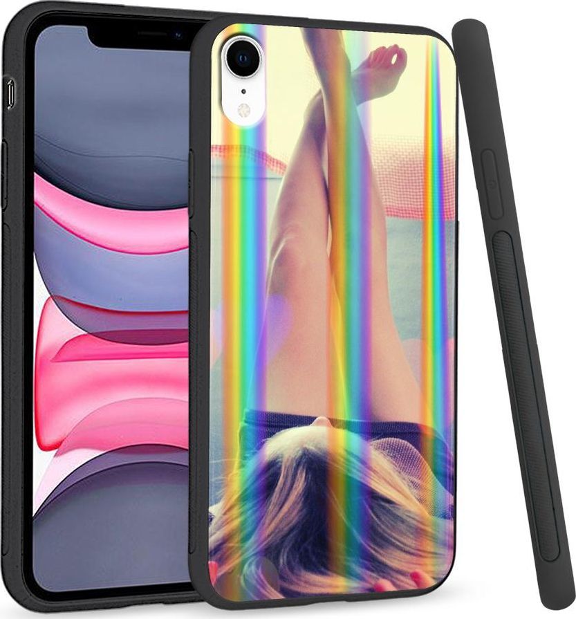 Super Fashion Etui Rainbow Series na Apple iPhone XR Lady 1