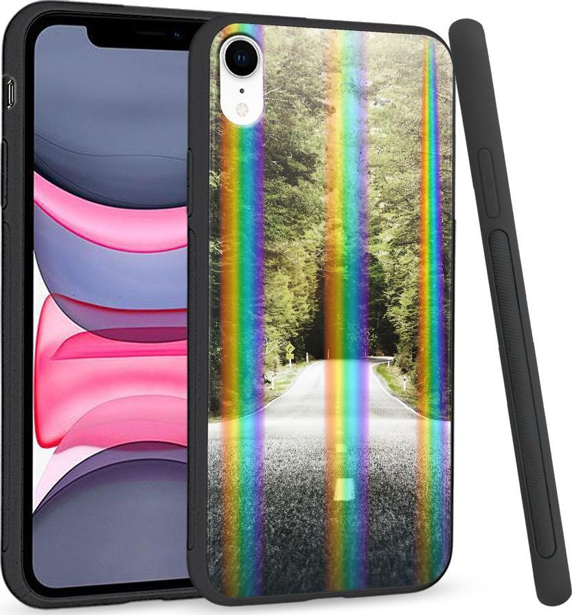 Super Fashion Etui Rainbow Series na Apple iPhone XR Droga przez las 1