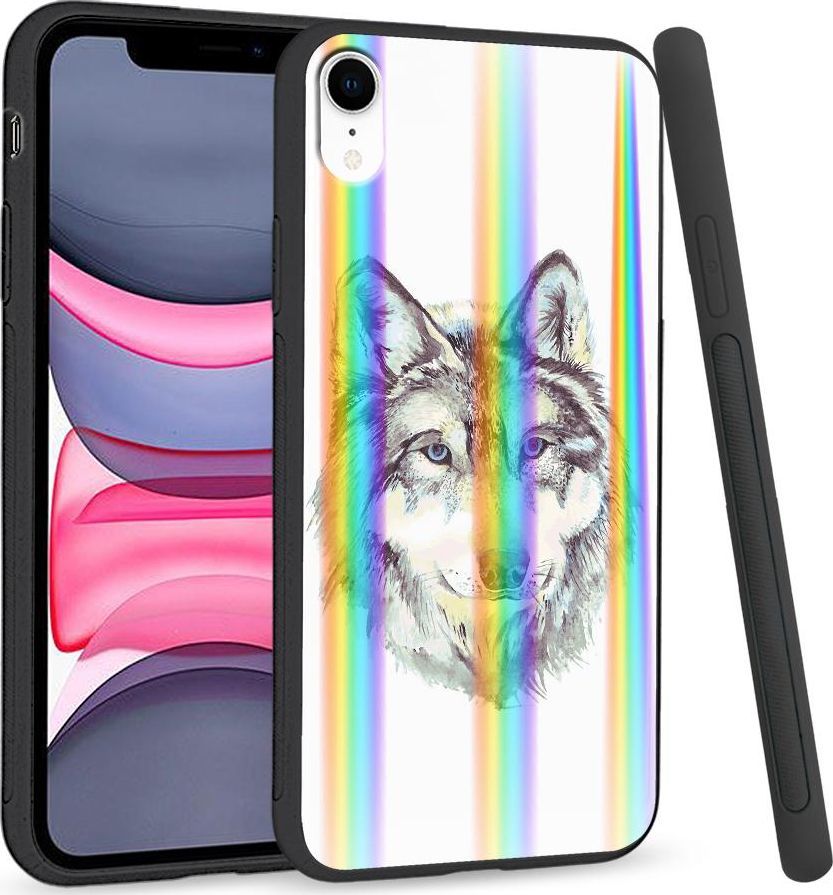 Super Fashion Etui Rainbow Series na Apple iPhone XR Wilk 1