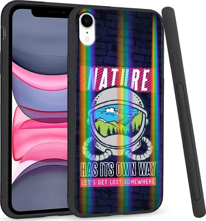 Super Fashion Etui Rainbow Series na Apple iPhone XR Nature 1
