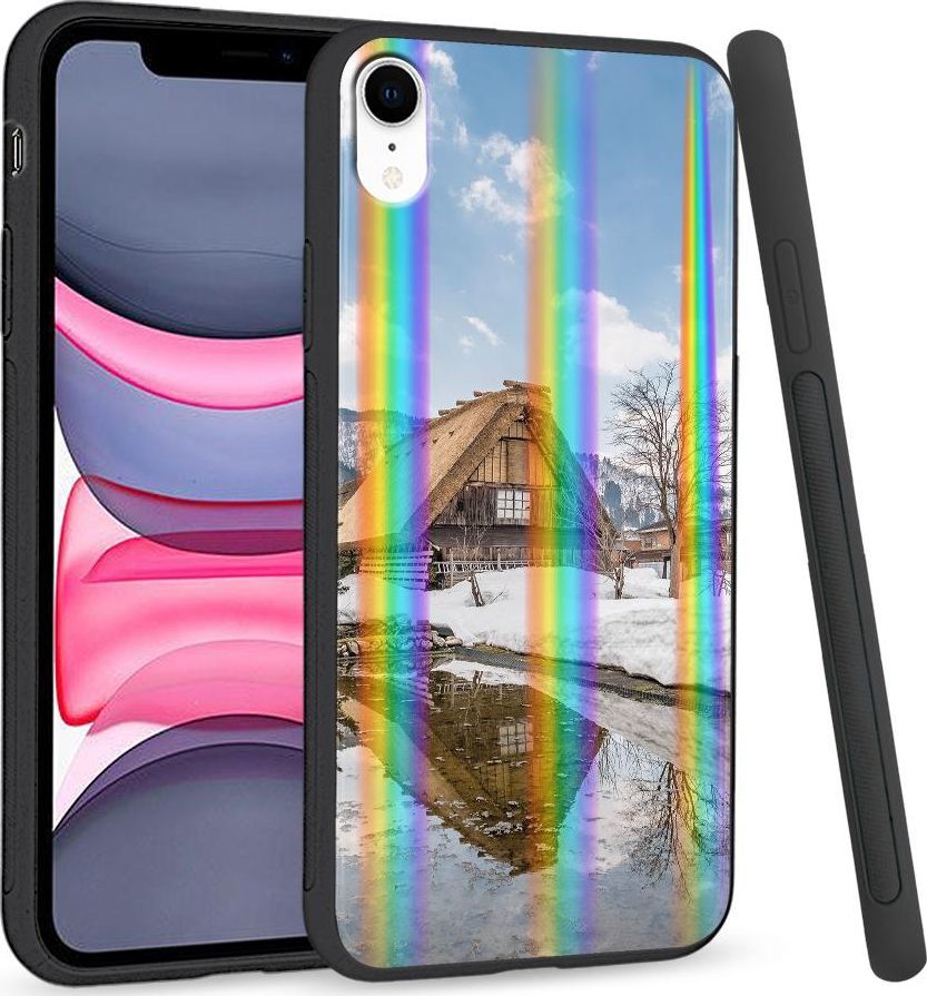 Super Fashion Etui Rainbow Series na Apple iPhone XR Chatka 1