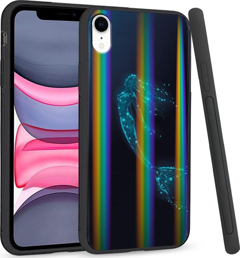 Super Fashion Etui Rainbow Series na Apple iPhone XR Syrenka 1