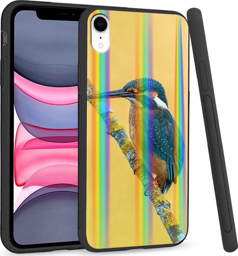 Super Fashion Etui Rainbow Series na Apple iPhone XR Zimorodek 1