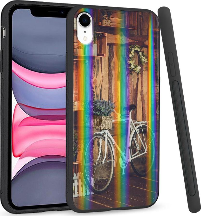 Super Fashion Etui Rainbow Series na Apple iPhone XR Leśna polana 1