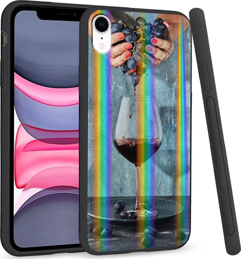 Super Fashion Etui Rainbow Series na Apple iPhone XR Winogorna 1