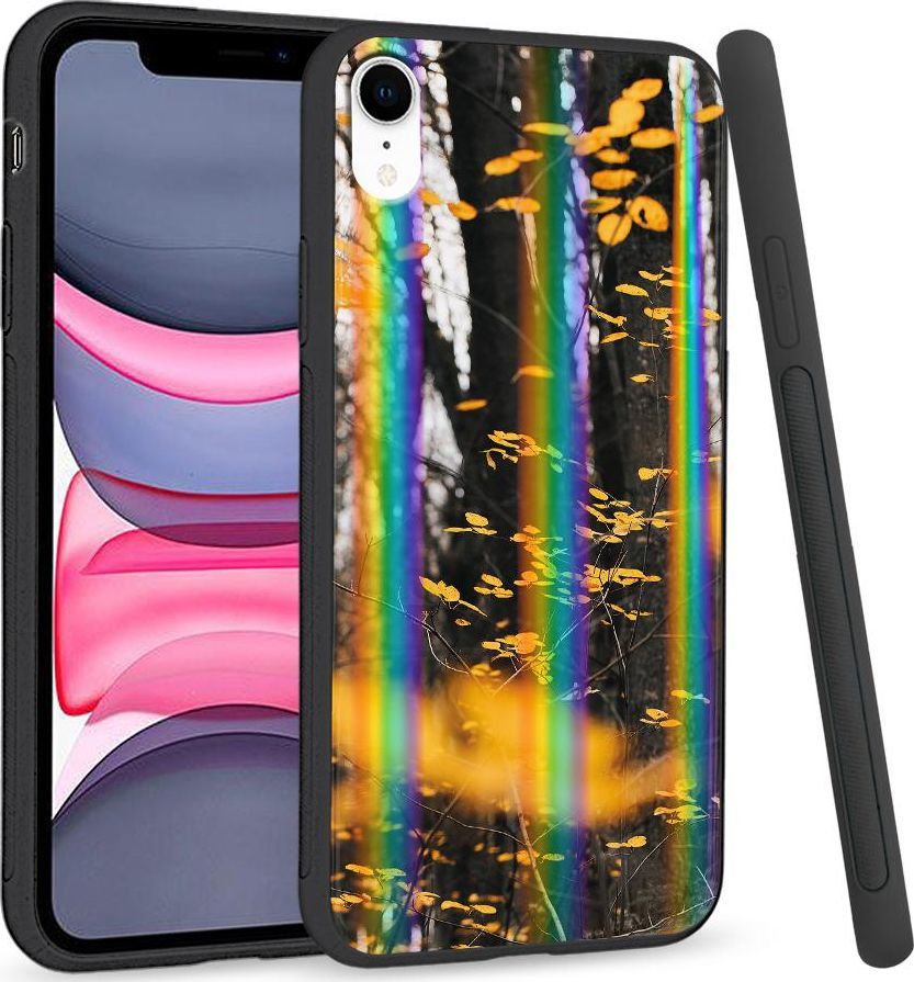 Super Fashion Etui Rainbow Series na Apple iPhone XR Las 1
