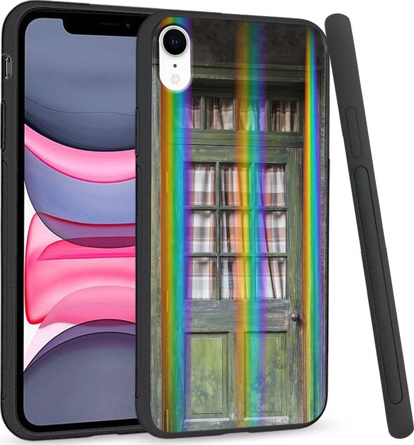 Super Fashion Etui Rainbow Series na Apple iPhone XR Stare drzwi 1